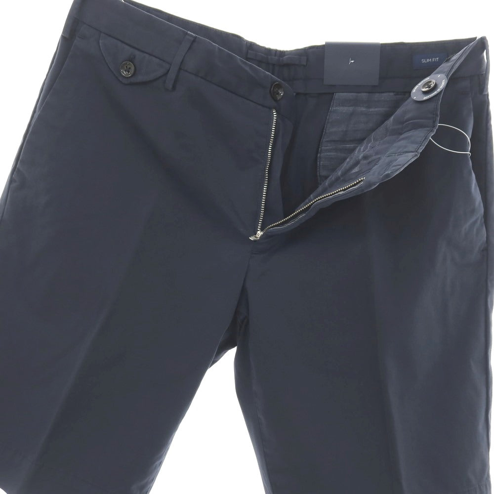 【新品】インコテックス スローウェア INCOTEX SLOWEAR ROYAL BATAVIA HIGH COMFORT ストレッチ コットン ショートパンツ ネイビー【サイズ50】【 状態ランクN 】【 メンズ 】