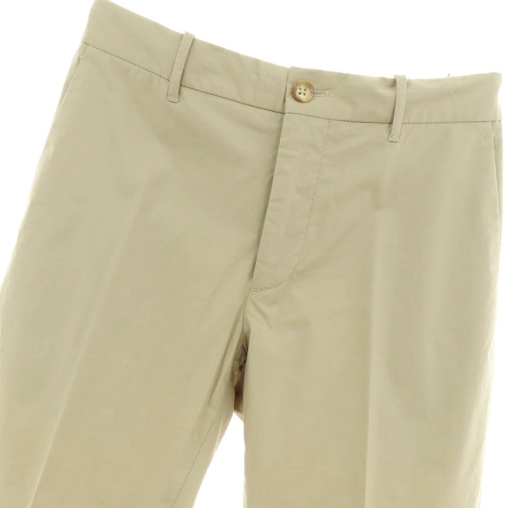 【新品】インコテックス スローウェア INCOTEX SLOWEAR 30型 slim fit ストレッチコットン イージースラックスパンツ ベージュ【 44 】【 状態ランクN 】【 メンズ 】