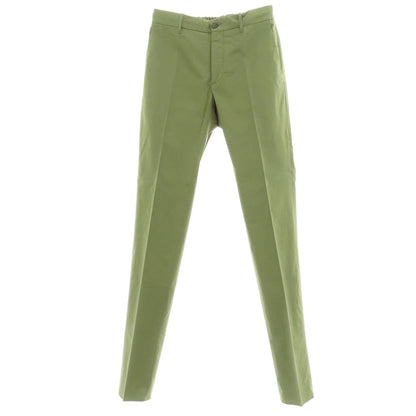 【新品】インコテックス スローウェア INCOTEX SLOWEAR 30型 slim fit ストレッチコットン イージースラックスパンツ オリーブグリーン【 44 】【 状態ランクN 】【 メンズ 】