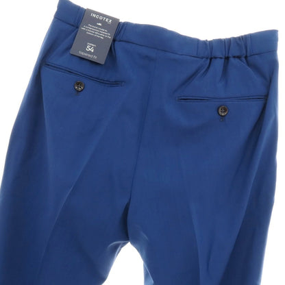 【新品】インコテックス スローウェア INCOTEX SLOWEAR 54型 tapered fit ウール イージースラックスパンツ ブルー系【 46 】【 状態ランクN 】【 メンズ 】