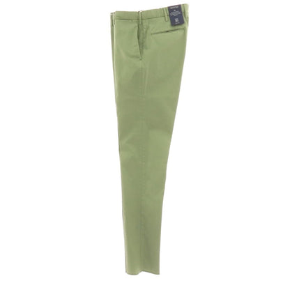 【新品アウトレット】インコテックス スローウェア INCOTEX SLOWEAR 30型 slim fit コットンポリエステル カジュアルスラックスパンツ セージグリーン系【 50 】【 状態ランクN- 】【 メンズ 】
