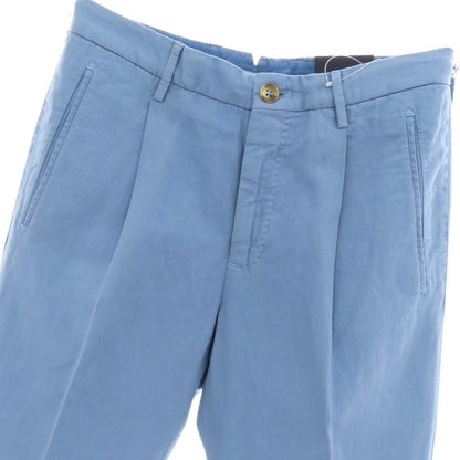 【新品】インコテックス スローウェア INCOTEX SLOWEAR 54型 tapered fit コットンリネン カジュアルスラックスパンツ ライトブルー【 44L 】【 状態ランクN 】【 メンズ 】