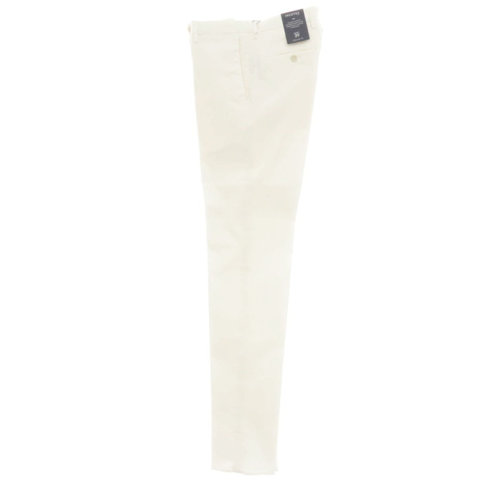 【新品アウトレット】インコテックス スローウェア INCOTEX SLOWEAR 39型 ストレッチコットン カジュアルスラックスパンツ ホワイト【 44 】【 状態ランクN- 】【 メンズ 】