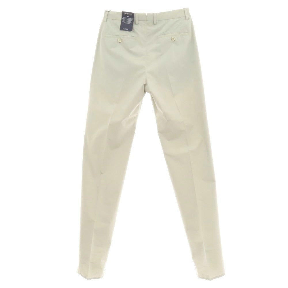 【新品】インコテックス スローウェア INCOTEX SLOWEAR ELEVATE コットンポリエステル カジュアルスラックスパンツ ライトグレー【 46 】【 状態ランクN 】【 メンズ 】