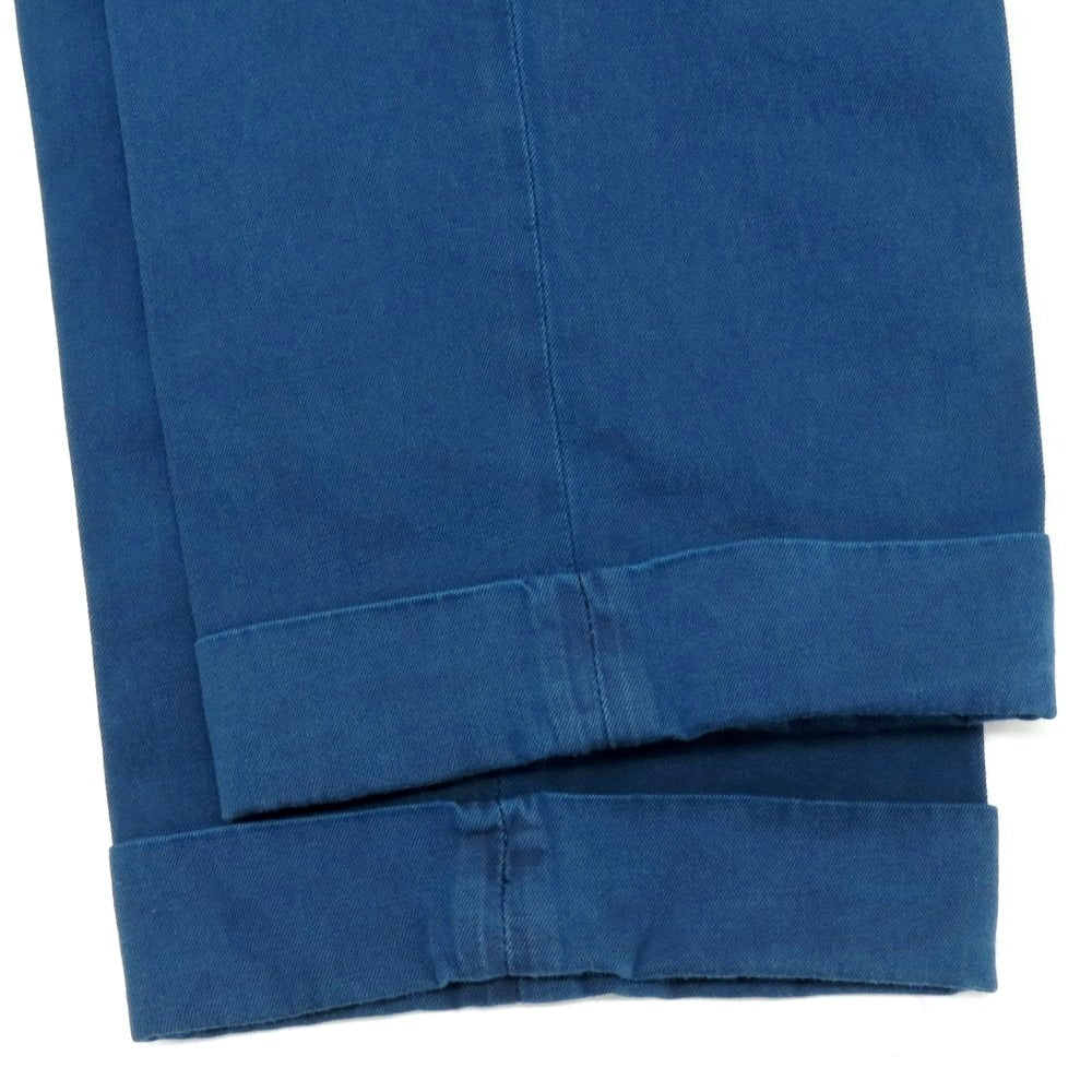 【新品アウトレット】インコテックス スローウェア INCOTEX SLOWEAR ELEVATE ストレッチコットンリネン カジュアルスラックスパンツ ダークブルー【 50L 】【 状態ランクN- 】【 メンズ 】