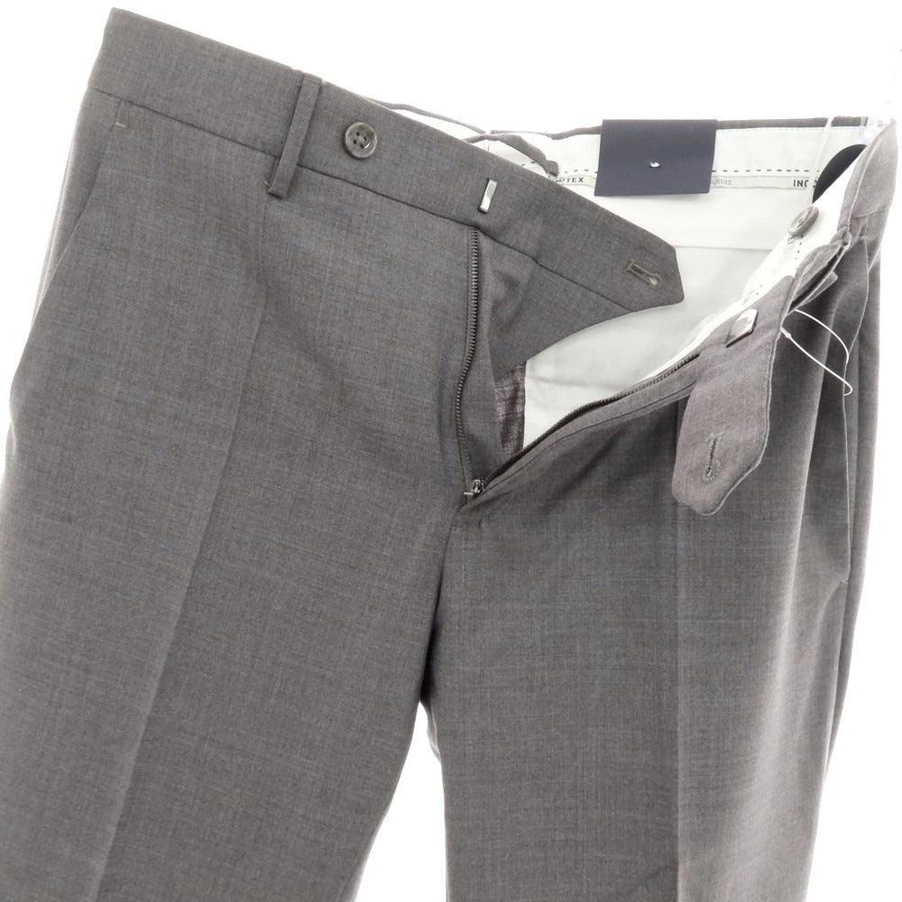 【新品】インコテックス スローウェア INCOTEX SLOWEAR 30型 slim fit ウール ドレススラックスパンツ グレー【 44 】【 状態ランクN 】【 メンズ 】