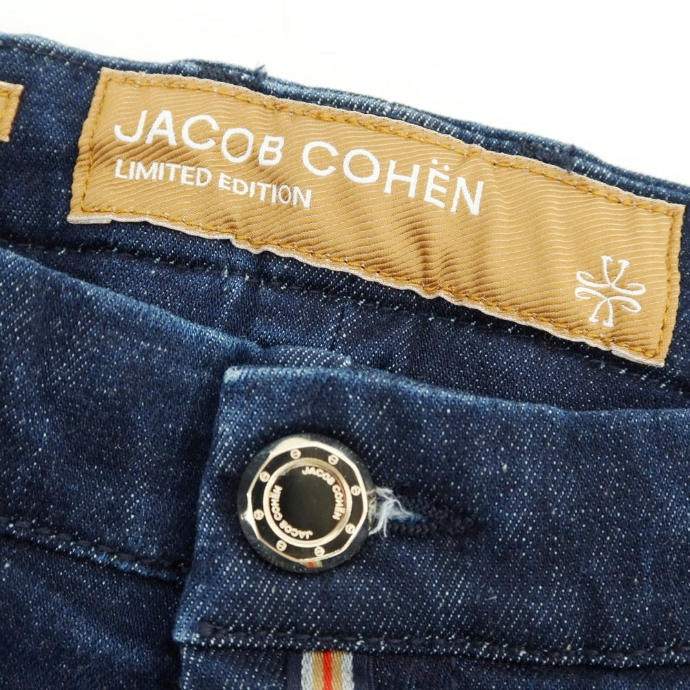 【新品】ヤコブコーエン JACOB COHEN LIMITED EDITION ADAM LTD デニムパンツ ジーンズ ネイビー【 34 】【 状態ランクN 】【 メンズ 】