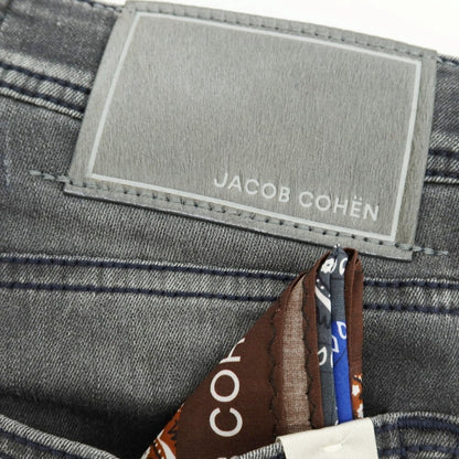 【新品】ヤコブコーエン JACOB COHEN NICK SLIM デニムパンツ ジーンズ グレーブラック【 34 】【 状態ランクN 】【 メンズ 】