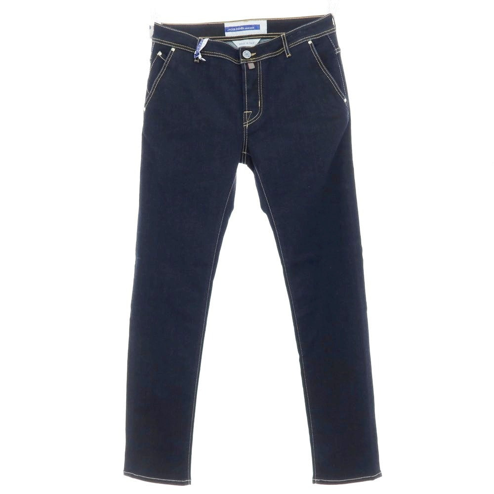 【新品】ヤコブコーエン JACOB COHEN LENNY デニムパンツ ジーンズ ネイビー【 34 】【 状態ランクN 】【 メンズ 】