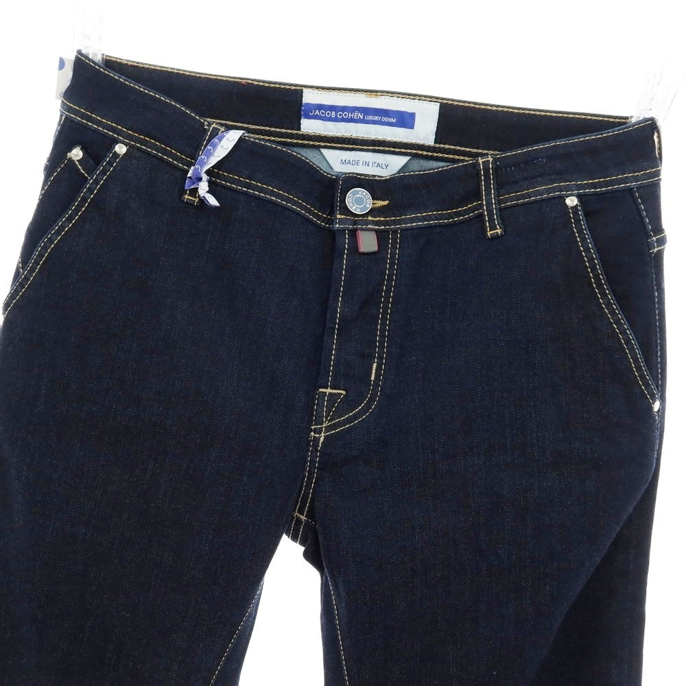 【新品】ヤコブコーエン JACOB COHEN LENNY デニムパンツ ジーンズ ネイビー【 34 】【 状態ランクN 】【 メンズ 】