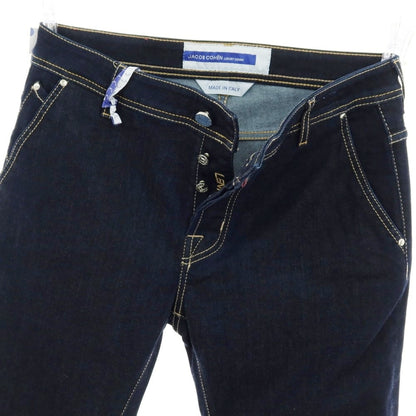 【新品】ヤコブコーエン JACOB COHEN LENNY デニムパンツ ジーンズ ネイビー【 34 】【 状態ランクN 】【 メンズ 】