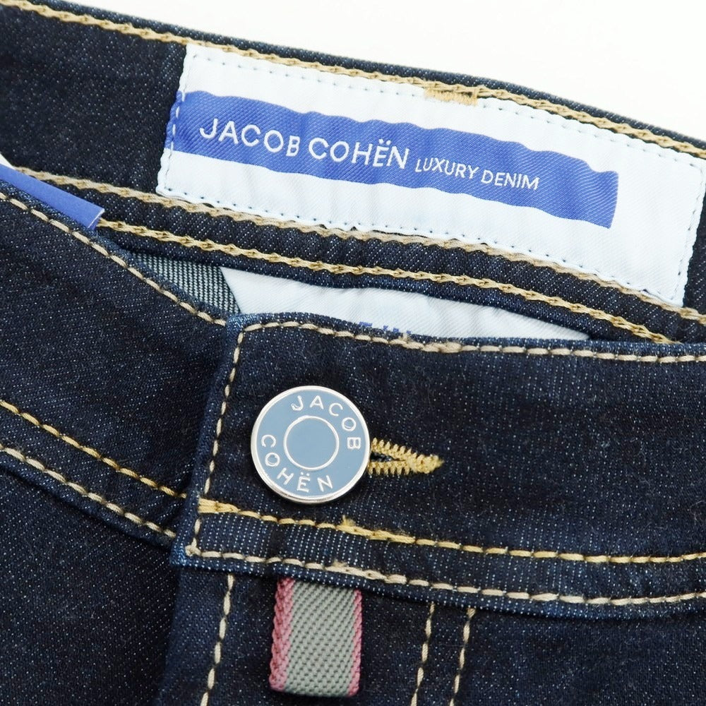 【新品】ヤコブコーエン JACOB COHEN LENNY デニムパンツ ジーンズ ネイビー【 34 】【 状態ランクN 】【 メンズ 】