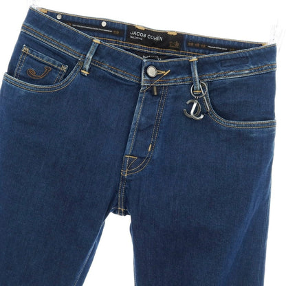 【新品】ヤコブコーエン JACOB COHEN EDUARD デニムパンツ ジーンズ ダークブルー【 34 】【 状態ランクN 】【 メンズ 】