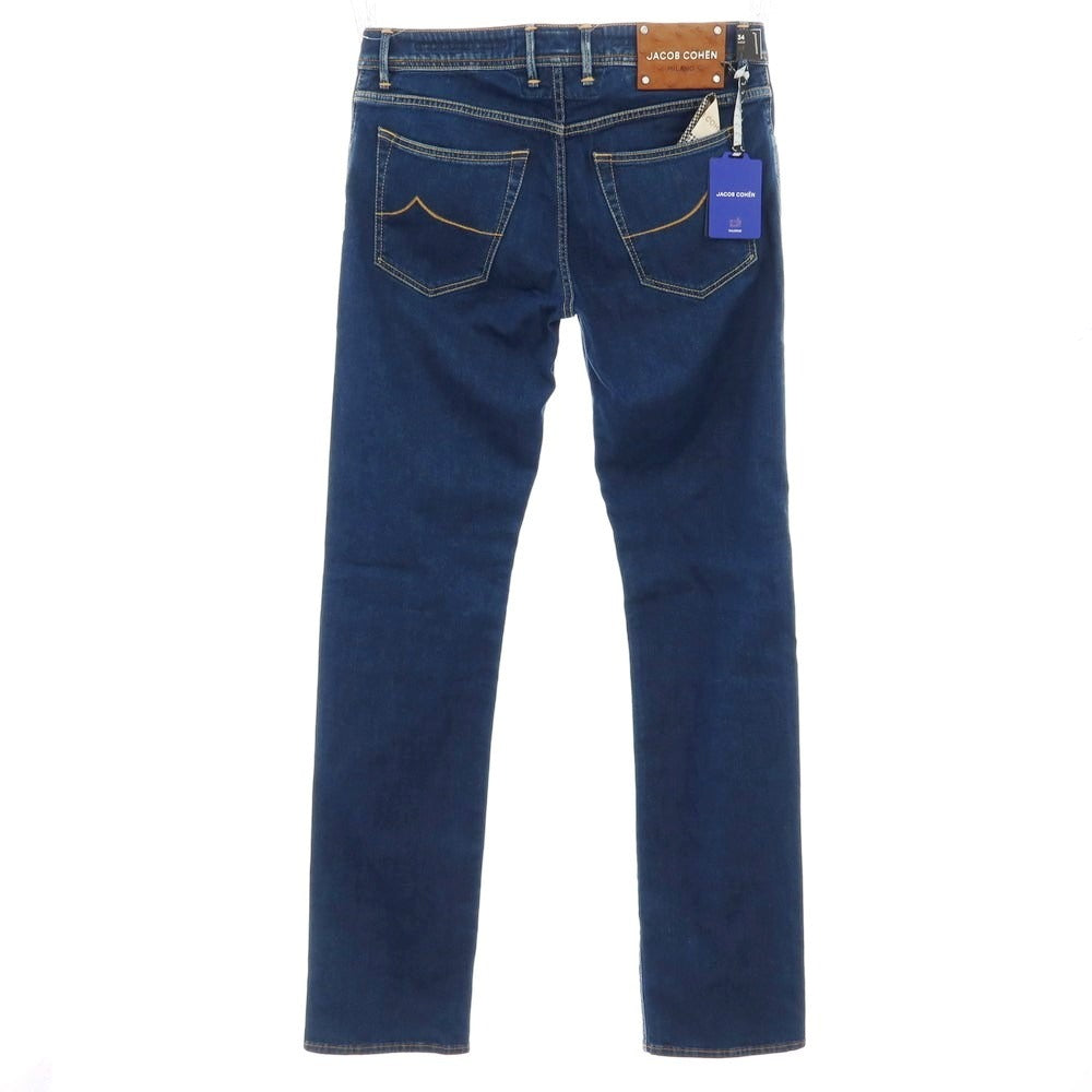 【新品】ヤコブコーエン JACOB COHEN EDUARD デニムパンツ ジーンズ ダークブルー【サイズ34】【 状態ランクN 】【 メンズ 】 [CPD]