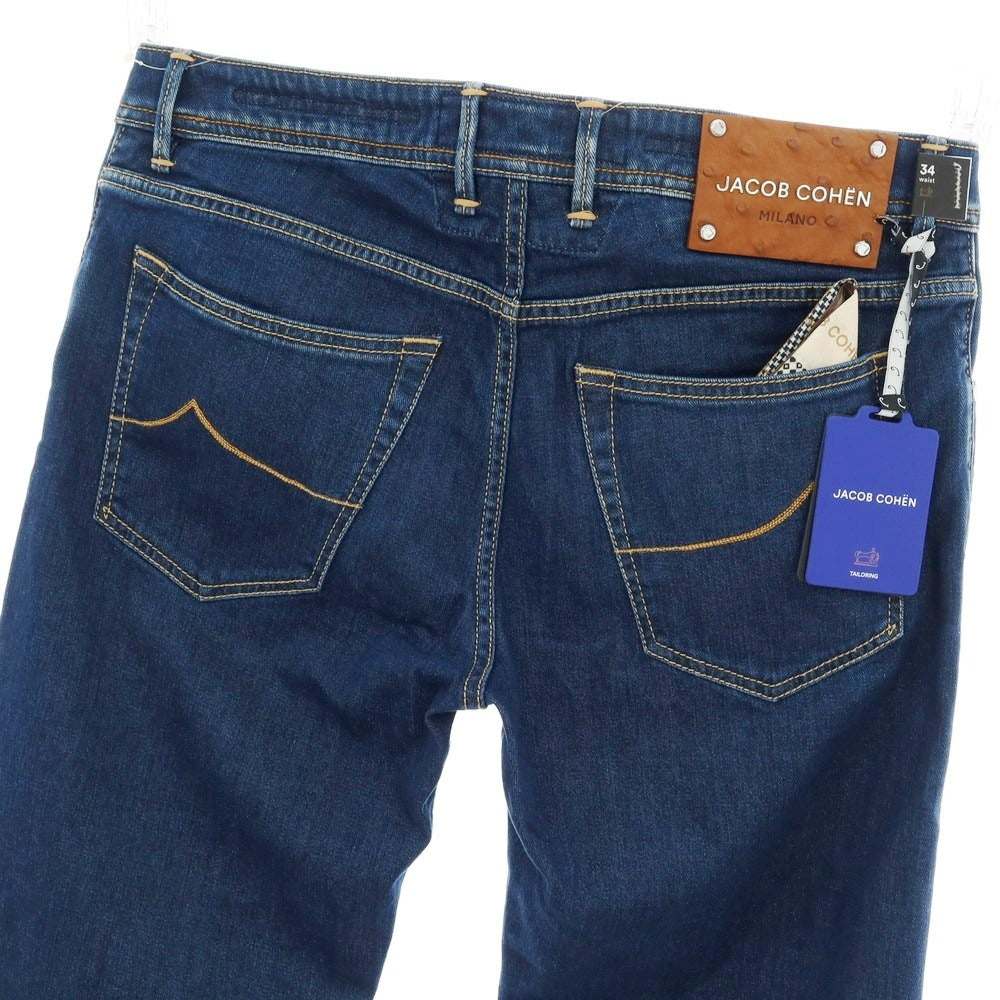 【新品】ヤコブコーエン JACOB COHEN EDUARD デニムパンツ ジーンズ ダークブルー【サイズ34】【 状態ランクN 】【 メンズ 】 [CPD]