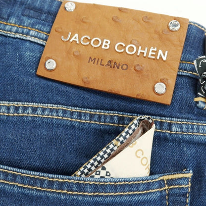 【新品】ヤコブコーエン JACOB COHEN EDUARD デニムパンツ ジーンズ ダークブルー【 34 】【 状態ランクN 】【 メンズ 】
