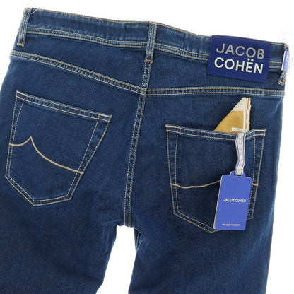【新品】ヤコブコーエン JACOB COHEN BARNY デニムパンツ ジーンズ ダークブルー【 34 】【 状態ランクN 】【 メンズ 】