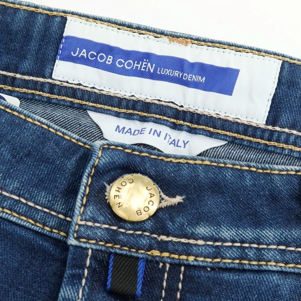 【新品】ヤコブコーエン JACOB COHEN BARNY デニムパンツ ジーンズ ダークブルー【 34 】【 状態ランクN 】【 メンズ 】