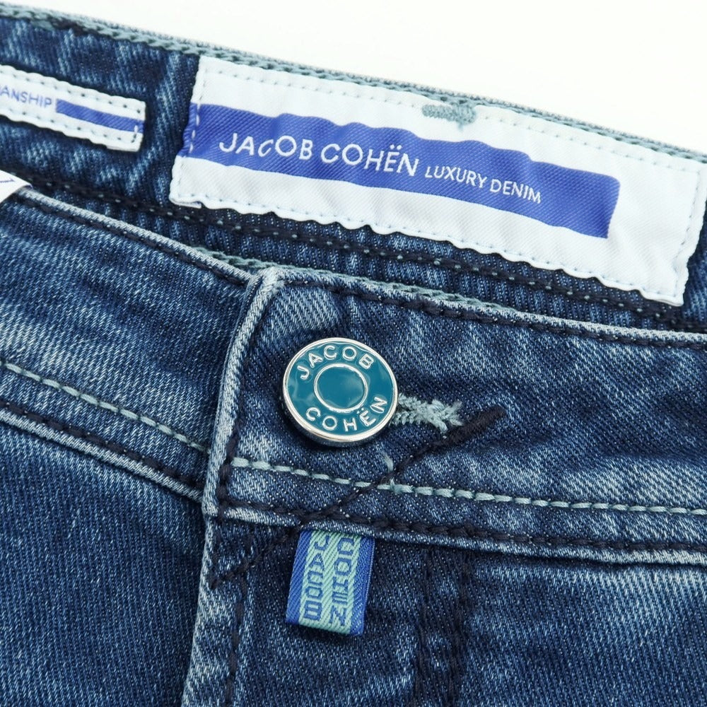 【新品】ヤコブコーエン JACOB COHEN BARNY デニムパンツ ジーンズ ダークブルー【 34 】【 状態ランクN 】【 メンズ 】