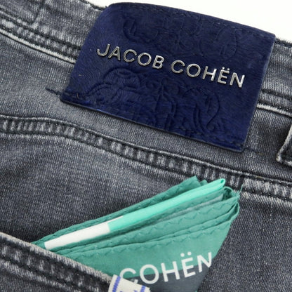 【新品】ヤコブコーエン JACOB COHEN BARNY デニムパンツ ジーンズ グレー【 34 】【 状態ランクN 】【 メンズ 】