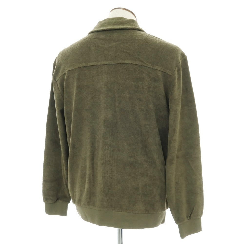 【新品】ザノーネ ZANONE コットン パイル ブルゾン ダークオリーブ【 サイズL 】【 状態ランクN 】【 メンズ 】 [DPD]