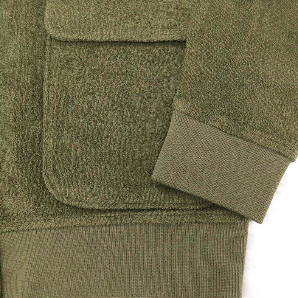 【新品】ザノーネ ZANONE コットン パイル ブルゾン ダークオリーブ【 サイズL 】【 状態ランクN 】【 メンズ 】 [DPD]