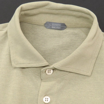 【新品】ザノーネ ZANONE アイスコットン ワイドカラー カジュアルシャツ ベージュ【 46 】【 状態ランクN 】【 メンズ 】