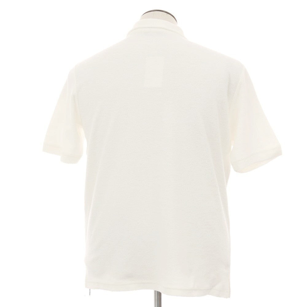 【新品】ザノーネ ZANONE コットン パイル 半袖ポロシャツ ホワイト【サイズ52】【 状態ランクN 】【 メンズ 】