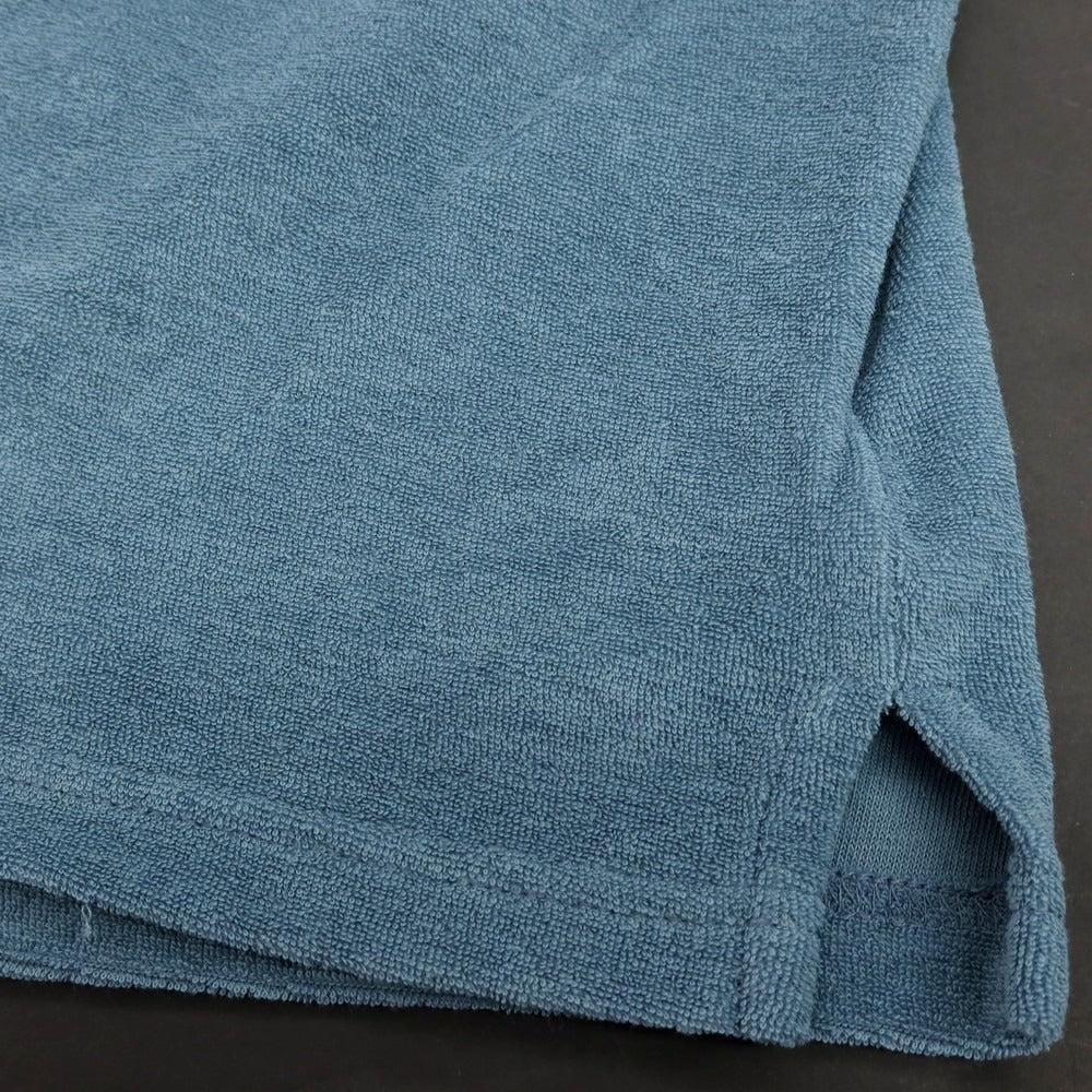 【新品】ザノーネ ZANONE コットン パイル 半袖ポロシャツ スモークブルー【サイズ50】【 状態ランクN 】【 メンズ 】