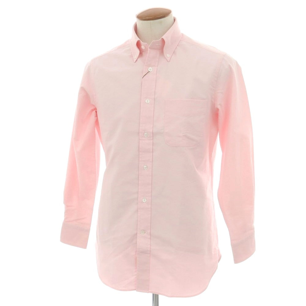 【中古】【未使用】ビームスエフ BEAMS F オックスフォード ボタンダウン カジュアルシャツ ピンク【 40 】【 状態ランクS 】【 メンズ 】