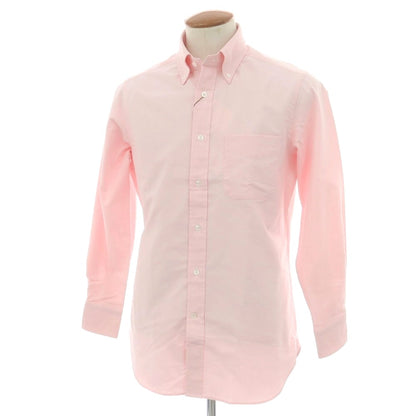【中古】【未使用】ビームスエフ BEAMS F オックスフォード ボタンダウン カジュアルシャツ ピンク【 40 】【 状態ランクS 】【 メンズ 】