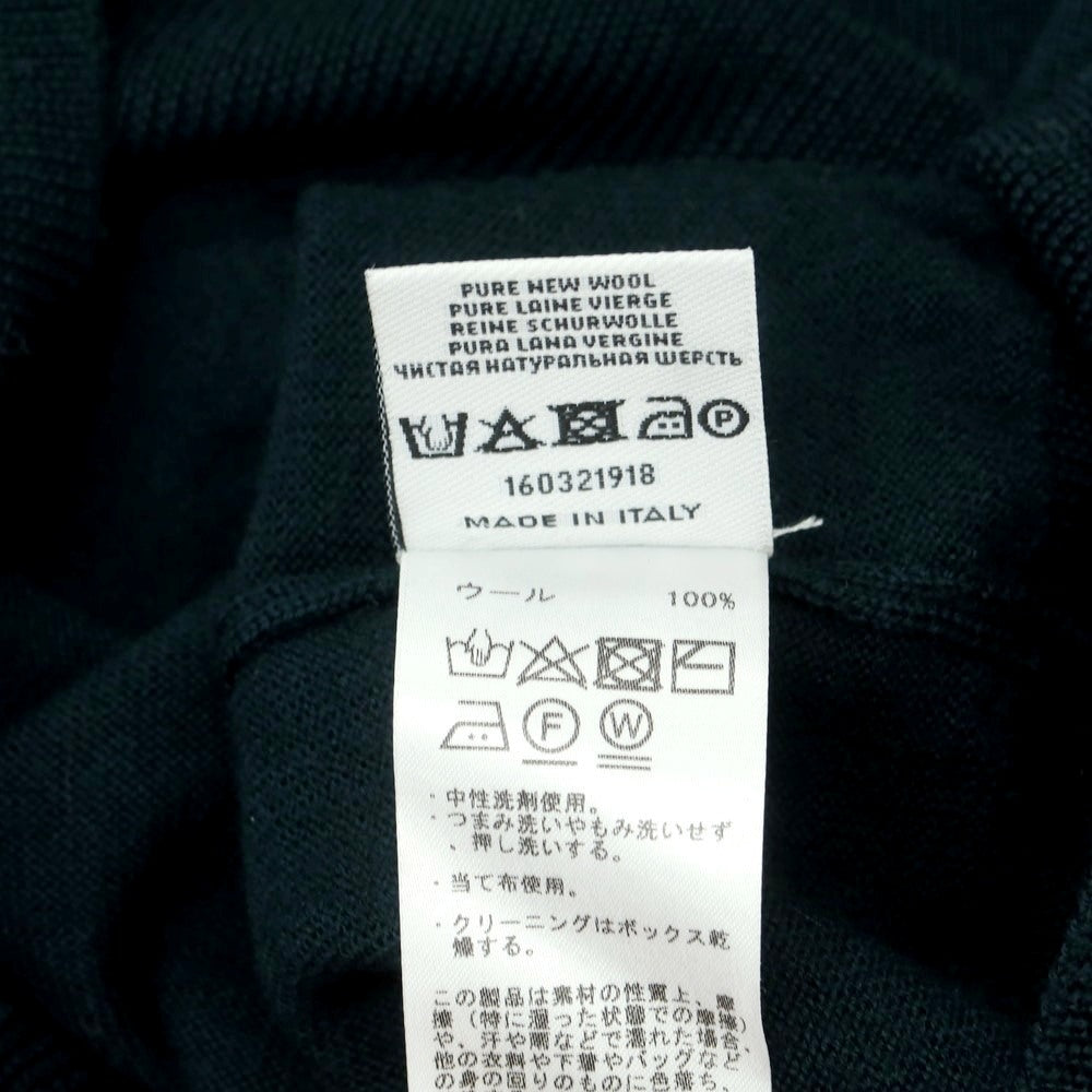 【中古】ビームスエフ BEAMS F ハイゲージ ウール 長袖 ポロニット グリーン【 48 】【 状態ランクB 】【 メンズ 】