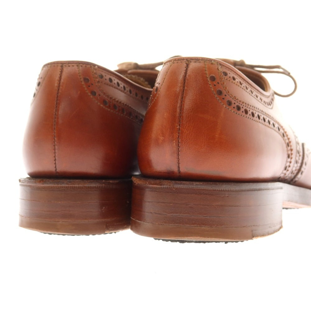 【中古】クロケットアンドジョーンズ CROCKETT&amp;JONES CARDIFF ウイングチップ ドレスシューズ ブラウン【 サイズ6 E 】【 状態ランクB 】【 メンズ 】 [APD]