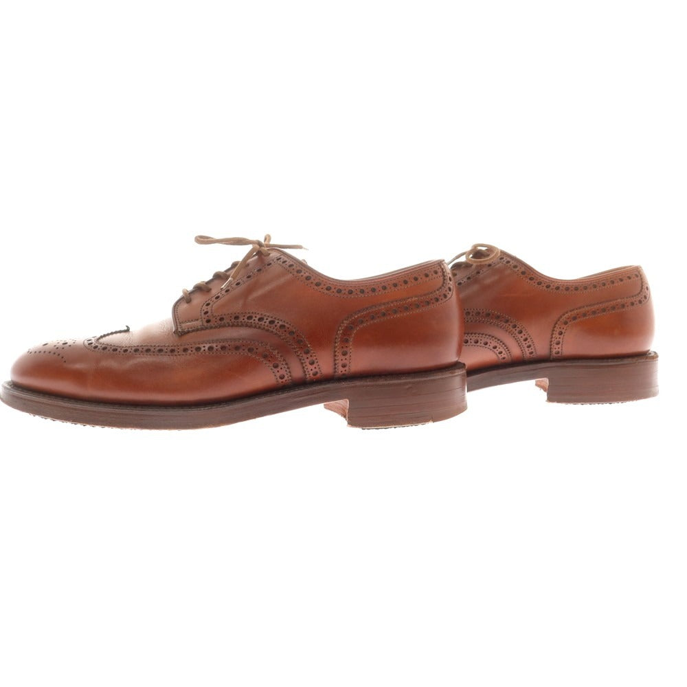 【中古】クロケットアンドジョーンズ CROCKETT&amp;JONES CARDIFF ウイングチップ ドレスシューズ ブラウン【 6 E 】【 状態ランクB 】【 メンズ 】