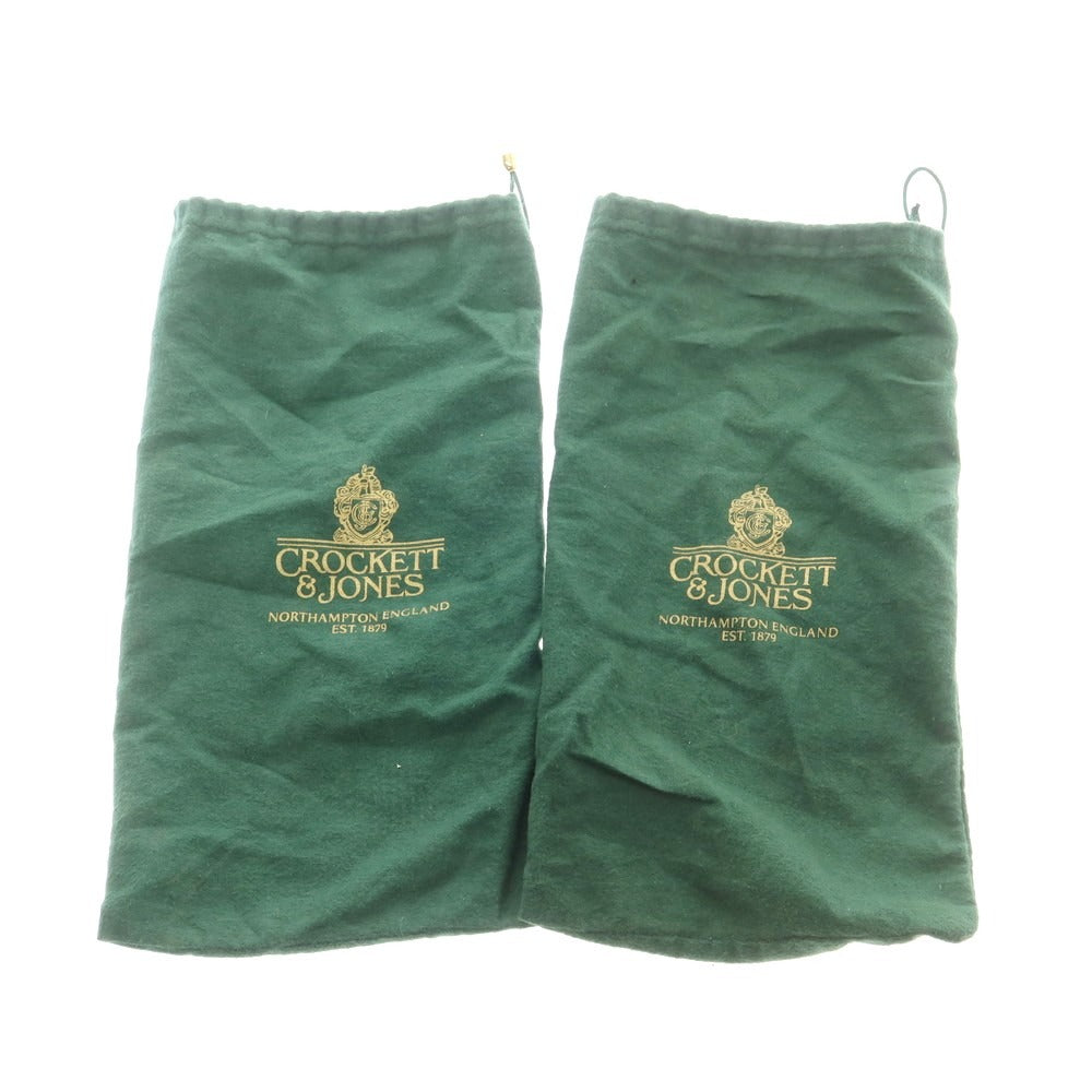 【中古】クロケットアンドジョーンズ CROCKETT&amp;JONES CARDIFF ウイングチップ ドレスシューズ ブラウン【 サイズ6 E 】【 状態ランクB 】【 メンズ 】 [APD]