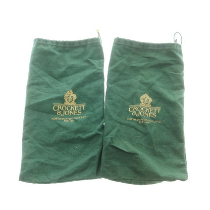 【中古】クロケットアンドジョーンズ CROCKETT&amp;JONES CARDIFF ウイングチップ ドレスシューズ ブラウン【 6 E 】【 状態ランクB 】【 メンズ 】