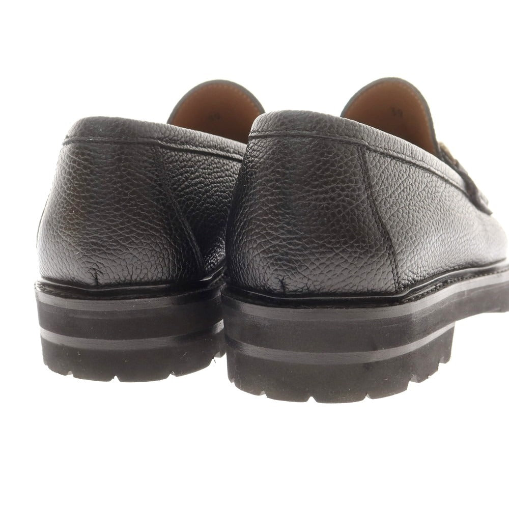 【中古】イルモカシーノ IL MOCASSINO ビットローファー ブラック【 39 】【 状態ランクA 】【 メンズ 】