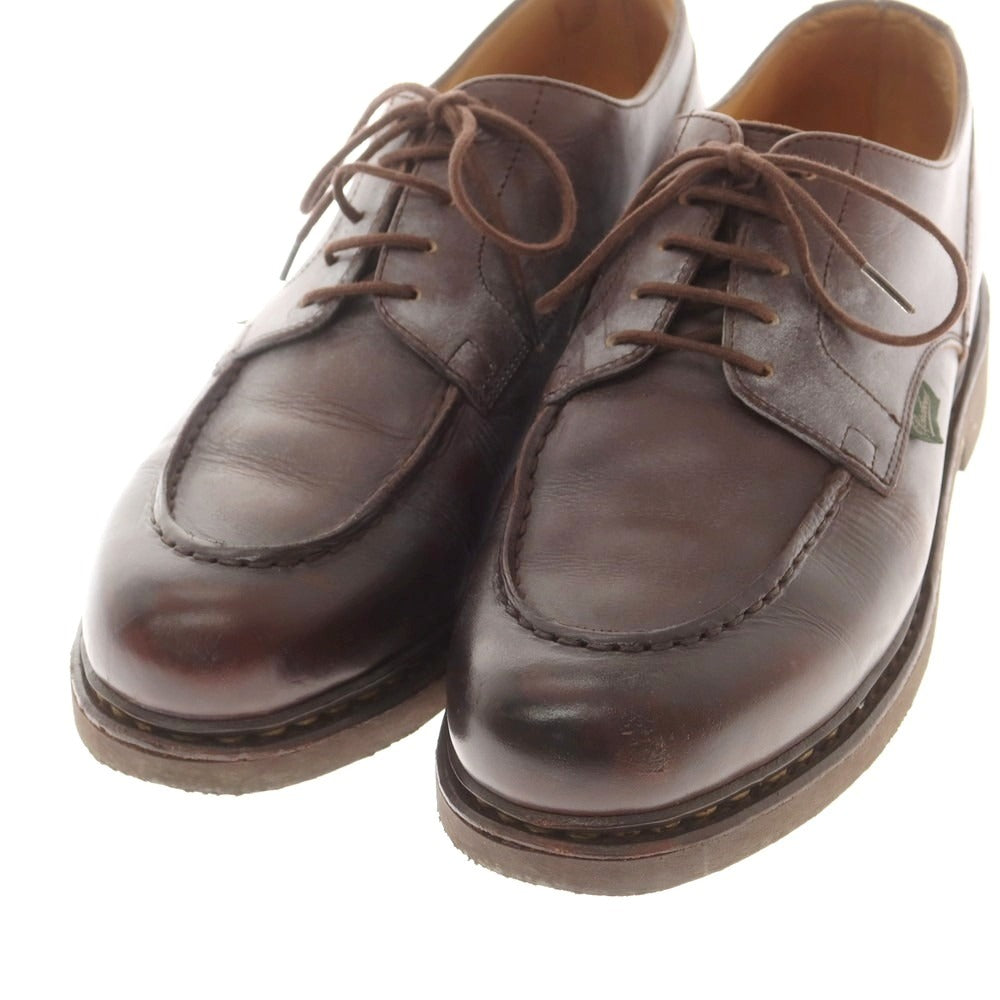 【中古】パラブーツ Paraboot CHAMBORD Uチップ ドレスシューズ ブラウン【 6 1/2 】【 状態ランクC 】【 メンズ 】