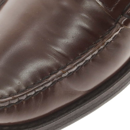 【中古】パラブーツ Paraboot PRINCETON ガラスレザー コインローファー ブラウン【 6 】【 状態ランクC 】【 メンズ 】