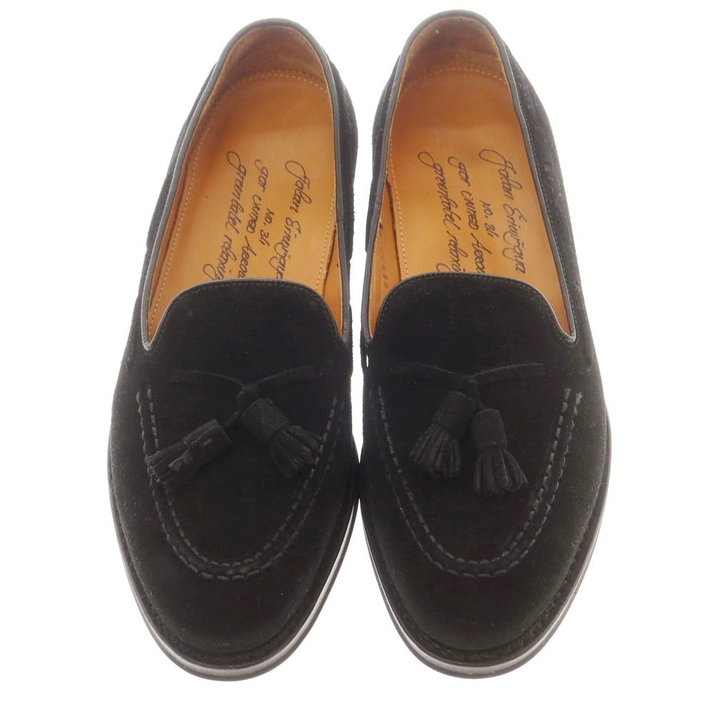 【中古】ジャランスリウァヤ JALAN SRIWIJAYA EDWARD スエード タッセルローファー ブラック【 39 】【 状態ランクB 】【 メンズ 】