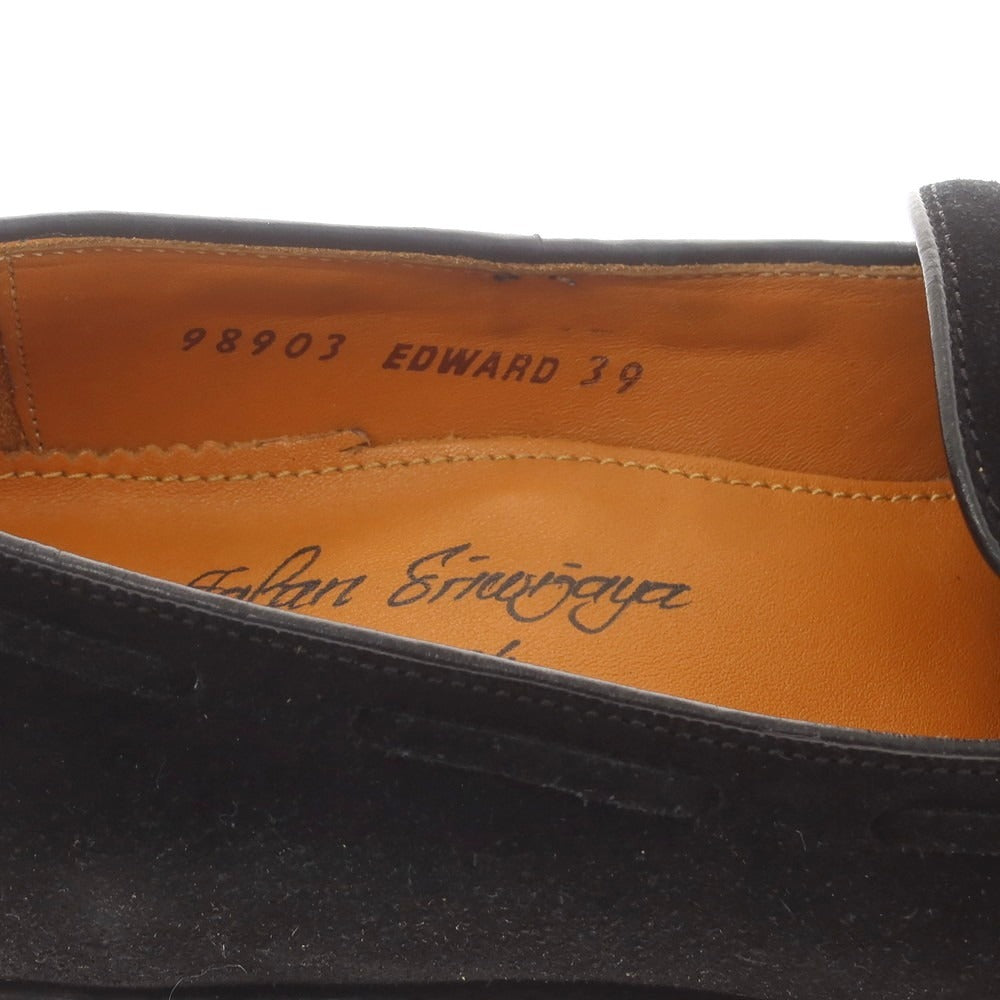 【中古】ジャランスリウァヤ JALAN SRIWIJAYA EDWARD スエード タッセルローファー ブラック【 39 】【 状態ランクB 】【 メンズ 】