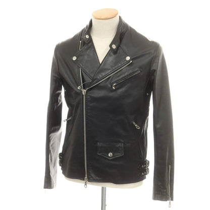 【中古】チンクアンタ Cinquanta ホースレザー ライダースジャケット ブラック【 44 】【 状態ランクB 】【 メンズ 】