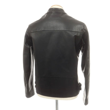 【中古】チンクアンタ Cinquanta ホースレザー ライダースジャケット ブラック【 44 】【 状態ランクB 】【 メンズ 】