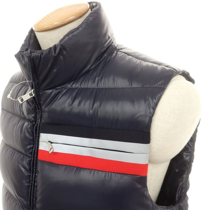 【中古】モンクレール MONCLER ナイロン ダブルジップ ダウンベスト ブルゾン ネイビー【 1 】【 状態ランクB 】【 メンズ 】