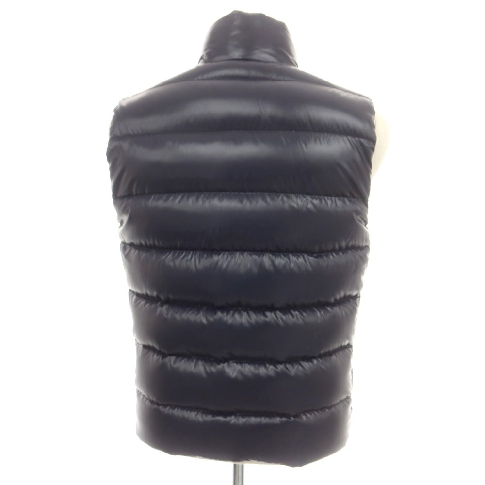 【中古】モンクレール MONCLER ナイロン ダブルジップ ダウンベスト ブルゾン ネイビー【 サイズ1 】【 状態ランクB 】【 メンズ 】 [CPD]