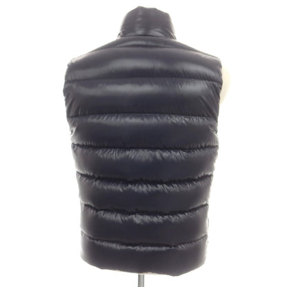 【中古】モンクレール MONCLER ナイロン ダブルジップ ダウンベスト ブルゾン ネイビー【 1 】【 状態ランクB 】【 メンズ 】