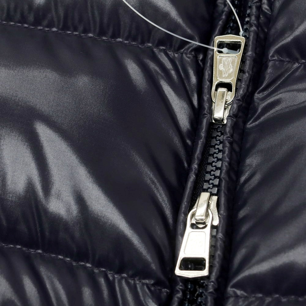 【中古】モンクレール MONCLER ナイロン ダブルジップ ダウンベスト ブルゾン ネイビー【 サイズ1 】【 状態ランクB 】【 メンズ 】 [CPD]
