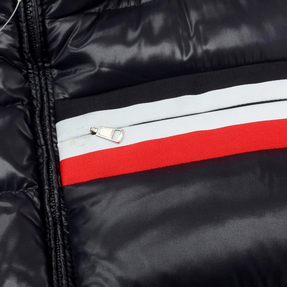 【中古】モンクレール MONCLER ナイロン ダブルジップ ダウンベスト ブルゾン ネイビー【 サイズ1 】【 状態ランクB 】【 メンズ 】 [CPD]