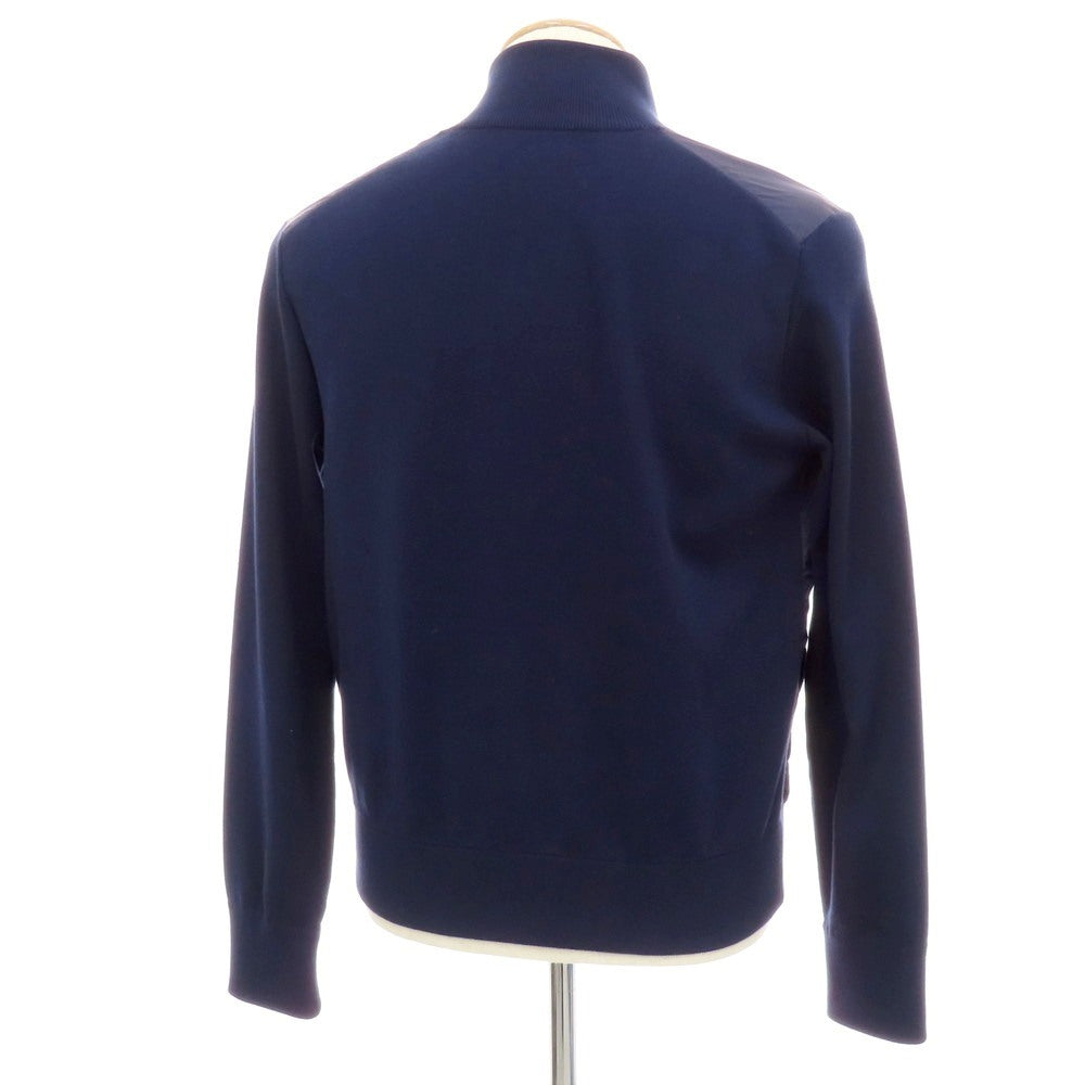 【中古】モンクレール MONCLER ダブルジップ スタンドカラー ブルゾン ライトネイビー【 S 】【 状態ランクB 】【 メンズ 】