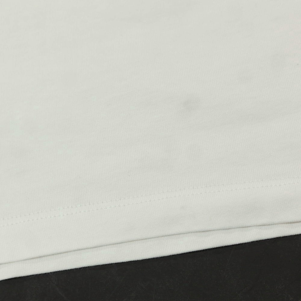 【中古】モンクレール MONCLER コットン クルーネック 長袖Ｔシャツ ホワイト【 S 】【 状態ランクC 】【 メンズ 】